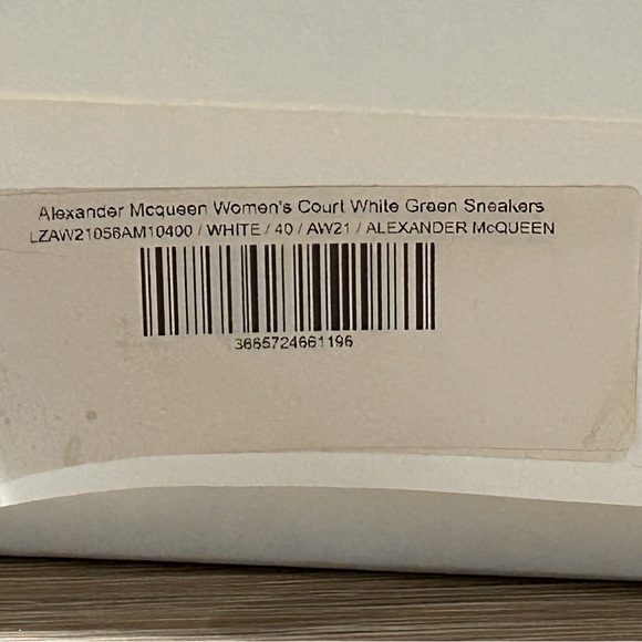 Alexander McQueen Green Trainer Sneakers *Brand New* - Picture 9 of 9